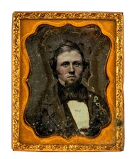 Antique Ninth (1/9th) Plate Daguerreotype Portrait of a Gentleman picture
