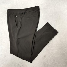 Lululemon Pants Mens 32x31 Green Chino Slim Microfiber Stretch Flat Front Golf picture