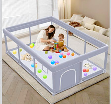 Baby Playpen 74 x 50 Inch Play Pen Playards, Playpen for Babies and Toddlers picture