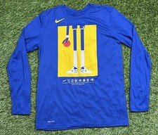 Game Worn Golden State Warriors NBA Manute Bol Tribute Warm Up L Team Issued picture