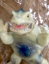 Gamera G1 Marusan G.I.D Molding Silver & Blue Metallic Painted Vinyl Toy Sofubi picture