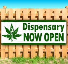 DISPENSARY NOW OPEN Advertising Vinyl Banner Flag Sign Many Sizes SB08440 picture