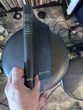 Hendrickson The KJV Minister's Bible KJV Leather Bound 2006 2nd Ed Inscribed picture