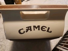 Vintage Camel Cigarettes Igloo Little Playmate Cooler Tan Brown Promo 90s RARE picture