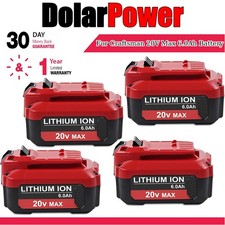 1-4 PACK 6.0Ah Lithium Battery For Craftsman 20 Volt CMCB205 CMCB204 CMCB202 New picture