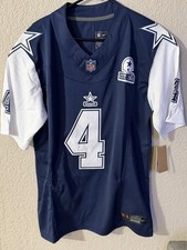 Nike Dallas Cowboys Dak Prescott #4 Men's Jersey Size M Blue/White NFL picture