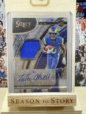 2021 Panini Select - Rookie Signature Patch Tutu Atwell #RSM-TAT Disco Prizm /25 picture