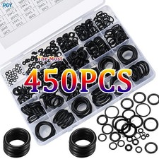 225pcs Rubber O-Ring Seal Kit Nitrile Gasket Assortment Repair Set Box - NEW picture