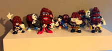California Raisins Premium Toy Figures Lot of 8 Miniature 1988 picture