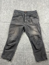 Ridgecut Toughwear Mens Pants Gray Straight Fit Workwear/Outdoors Size 40x32 picture