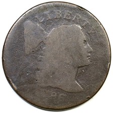 1796 S-85 R-5 Liberty Cap Large Cent Coin 1c picture