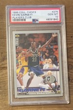 1995-96 Upper Deck Collector's Choice Players Club Kevin Garnett PSA 10 Rookie picture