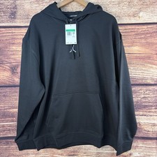 Jordan Essentials Mens Fleece Pullover Hoodie Black XL FV8606-010 NWT picture
