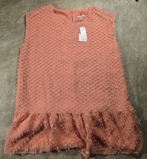 Cupio Women Sleeveless Knee Lenght Casual Dress Orange Size 2X NWT picture