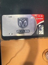 Chroma Graphics CHROMA RAM Stainless License Plate MOPAR Official Licensed New picture