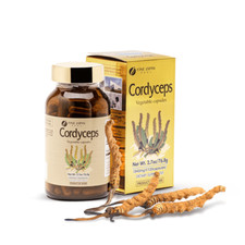 FINE JAPAN Cordyceps Mushroom 120 Capsules – Energy, Stamina, Immune Support picture