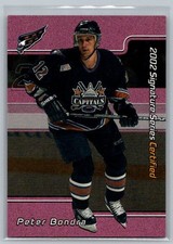 2001-02 BAP Signature Series #C-31 Peter Bondra Certified /100 Capitals picture
