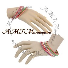 2 Realistic female mannequin skintone hand, life size S, for fiberglass manikin picture