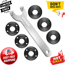 7PCS Angle Grinder Nut & Wrench Kit, Premium 5/8-11 Thread Flange Metal Lock Nut picture