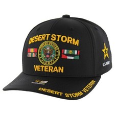 Desert Storm Veteran Hat Officially Licensed US Army Embroidered Adjustable Cap picture