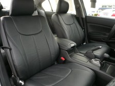 Clazzio PVC Black Custom Tailored Seat Covers for 2013-2017 Honda Accord Sedan picture