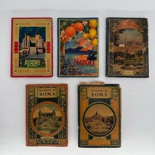 Set of vintage Italian tourist souvenir view albums/booklets picture