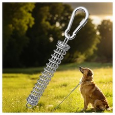 Dog Tie Out Spring, Heavy Duty Shock Absorber Spring for Tie Out Cable & Chai... picture