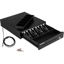 Uimoso Cash Drawer 13/16in Cash Register POS System 3 Unlocking Ways RJ11/12 picture