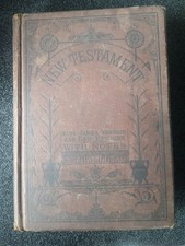 1882 The Illustrated New Testament Comparative Edition O. A. Browning Antique picture