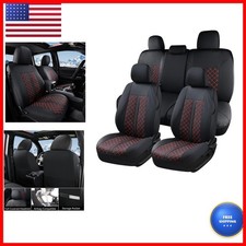 Truckiipa Tacoma Leather Seat Covers Full Set for 2016-2023 Toyota Tacoma picture