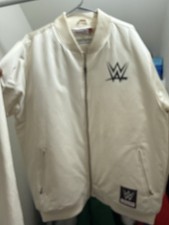 Mitchell & Ness WWE WrestleMania 41 Vegas White Full Zip Jacket Size 2XL new nwt picture