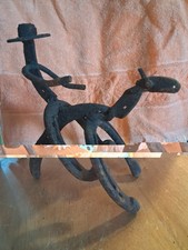 HAND FORGED horseshoe Cowboy Riding Horse Ranch And Country One Of A Kind 8
