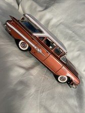 Vintage Asahi Japan Tin Friction 1960 Chevrolet Station Wagon  9.5