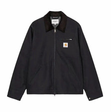 Carhartt WIP Black Full-Zip Work Jacket Men's XL Regular Fit Short Length picture