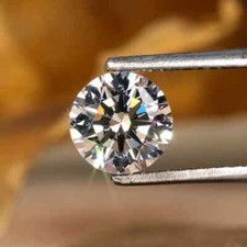 Gorgeous 2 Ct Round Cut Natural Diamond - VVS1 D Grade Certified A31 picture