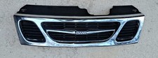 c 1999-2001 Saab 9-5 Upper Front Grille Complete Chrome & Black picture