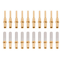 [20x] Deutsch DT Terminal 16-20 AWG Gold Solid Pin 0460-202-1631  0462-201-1631 picture