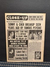 1974 June 24th National Close-Up Newspaper, James Caan, Sonny & Cher  (10U) picture