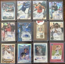 Huge Baseball Card Lot 130 Autograph Memorabilia Game Used Relic Patch Auto picture