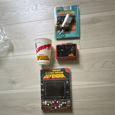 Midway Defender Classic Arcade Collectible Lot Cup Tin Keychain Journal 2011 picture