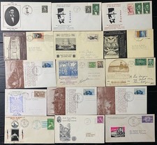 Lot of 15 Abraham Lincoln related event covers & card nice group picture
