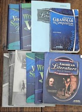 Abeka American Literature Vol 1 & 2 + Grammar & Composition Teacher’s Ed Key picture