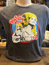 Vintage Dolly Parton 72 Tour Black Unisex Tee Gift For Fans ZA907 picture
