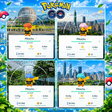 Pokémon Go✨Shiny Pikachu PokéXciting Background - ✨Trade/ PTC picture