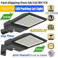 LED Parking Lot Lights 200W 300W Module Street Pole fixture Shoebox Area Light picture