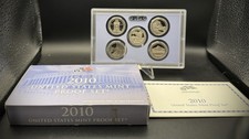 2010-S ATB Quarter GEM PROOF Clad 5 Coin Set w 2010 US Mint Box and COA picture