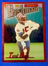 TERRELL OWENS (RC) - 1996 Topps Finest FRESHMAN (w/o coating) #338 S.F. 49ERS picture