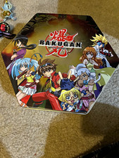 Bakugan Battle Brawlers Tin Lot w/ 17 Bakugan Balls & 20 Ability Cards 2009 picture