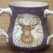 Antique 1899 BPOE Elks Fraternal Shaving Mug  Gold Gilt  Allegeny PA ,Toronto Oh picture