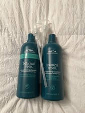 Aveda Botanical Repair Strengthening Shampoo & Conditioner Liter 33.8oz W/ Pumps picture